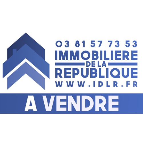 Panneau pour agence immobilière