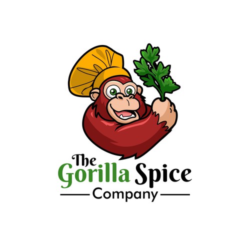 The Gorilla Spice Company logo design