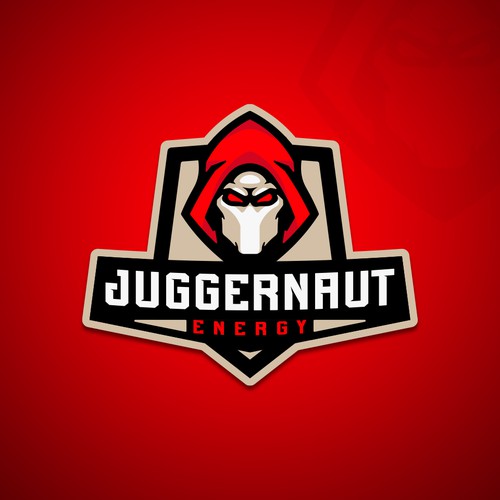 Concept gaming logo design for Juggernaut Energy