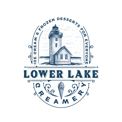 Lower Lake Creamery logo