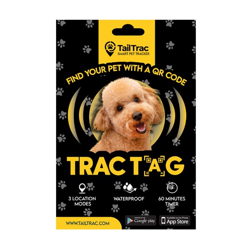 Trac Tag Design Packaging