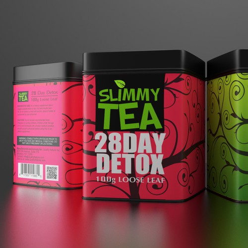 DESIGN A NEW TEA PACKAGING LABEL FOR SLIMMY TEA