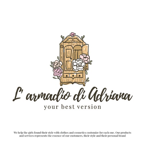 Adriana clothes and cosmetics
