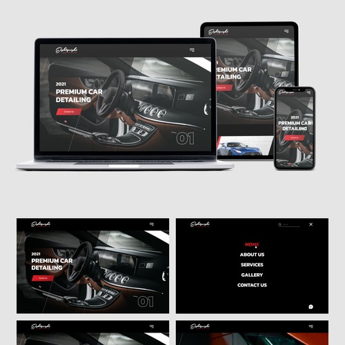 Car Web Page Design