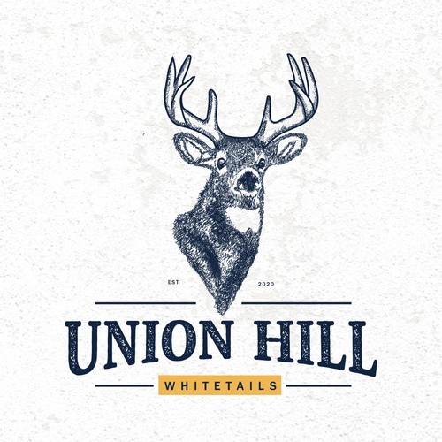 Logo for a whitetail deer breeding company