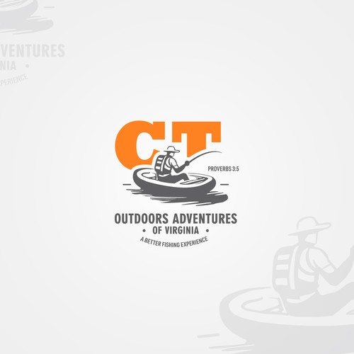 Vintage minimal logo for Outdoor Adventure Company