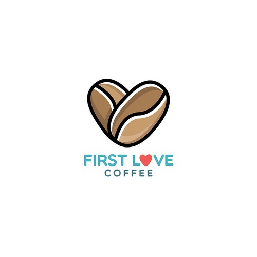 First Love Coffee Logo Concept