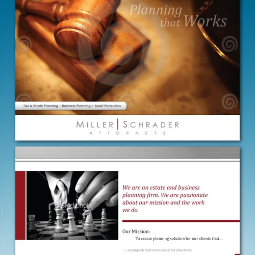 Creative Professional Law Firm Brochure