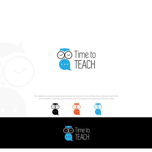 Minimalist Owl for a Teachers' Planning Website