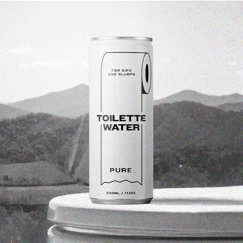 Pack design for a new hype canned water brand for the erewhon audience