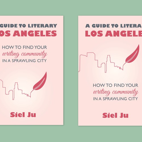 Second design for Siel Ju's Guide to Literary Los Angeles.