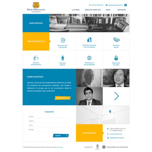Website for a small-medium law firm in Spain!
