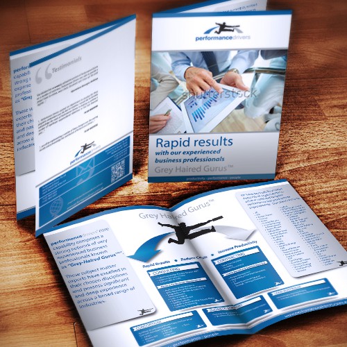 Performance Drivers  needs a new brochure design