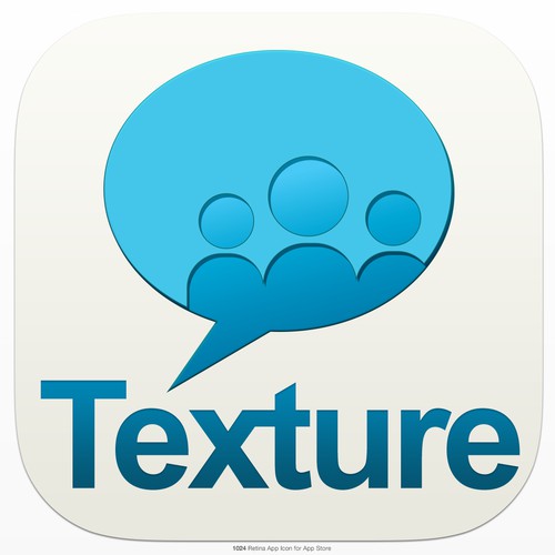 iOS 8 mobile app icon for texting chat app similar to YO (with more chatting options)