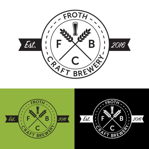Logo concept for Froth Craft Brewery