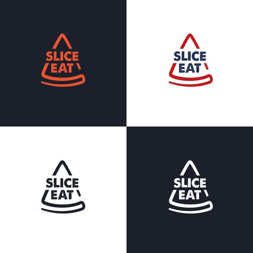 Logo Pizza Slice Eat