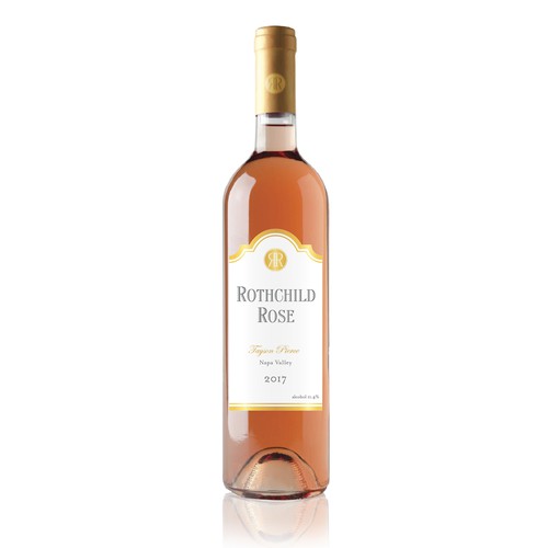 Label for rose wine