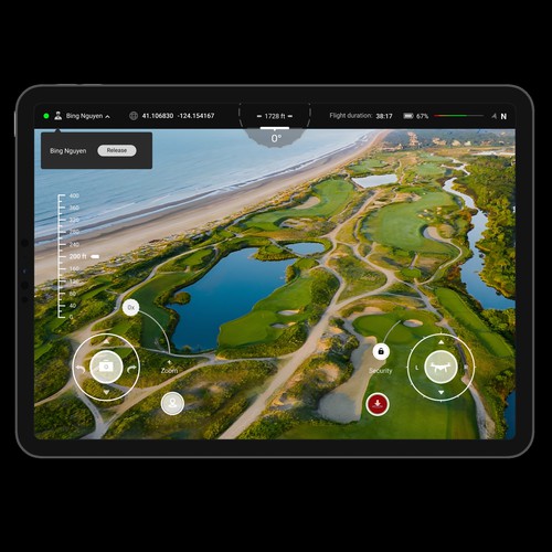 Drone remote control iOS app