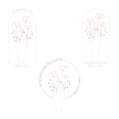 Concept de logo pour un duo de Fleuristes mère fille