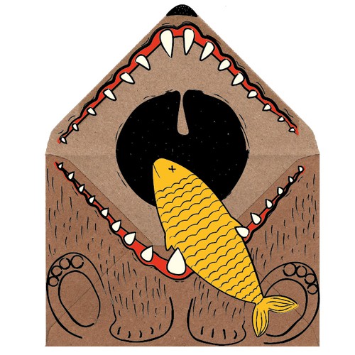 funny enveloppe illustration