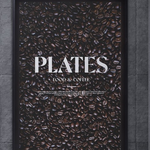 Plates - Food and Coffee Poster Design