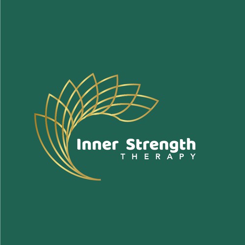 Luxury peaceful logo with strength