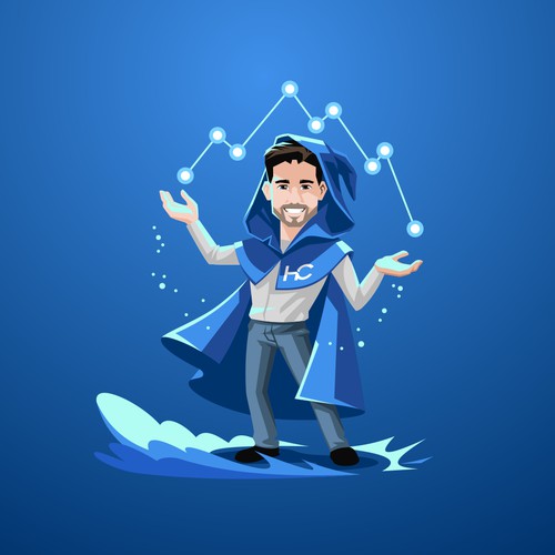 Reporting / Visualization Wizard Mascot Design