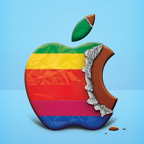 Apple chocolate icon