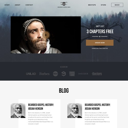 Bearded man website