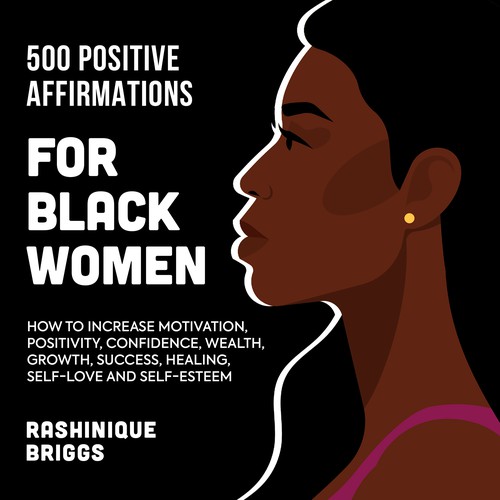 Design Powerful New Book Cover 500 Positive Affirmations For Black Women book