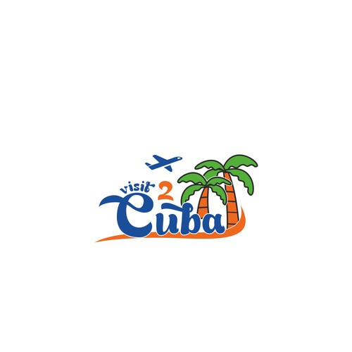 Logo concept for "Visit 2 Cuba"
