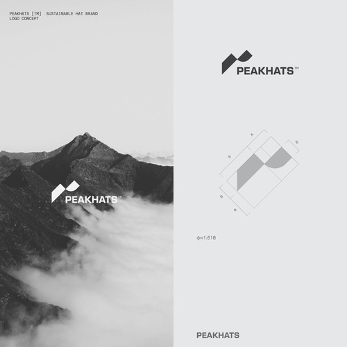 PeakHats / Hat company / Logo design