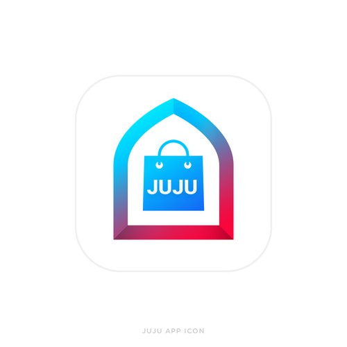 App icon design for JUJU online shop