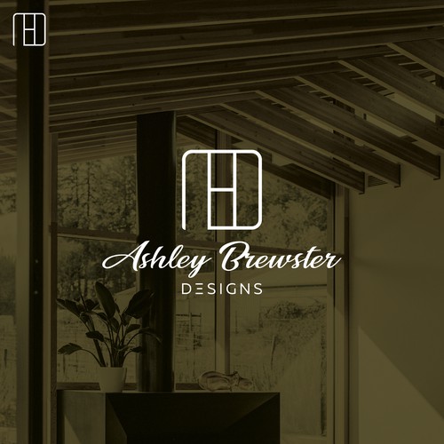 Modern and sophisticated logo design for an interior designer.