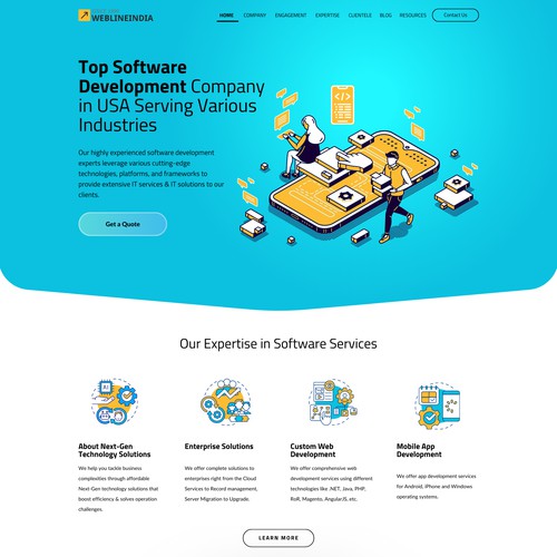 Web Design Homepage
