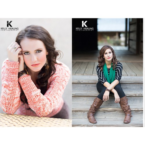 Kelly Vierling Photography needs a new modern, high end logo.