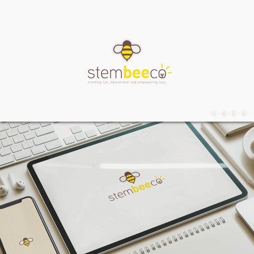 A logo for a STEM toy making company
