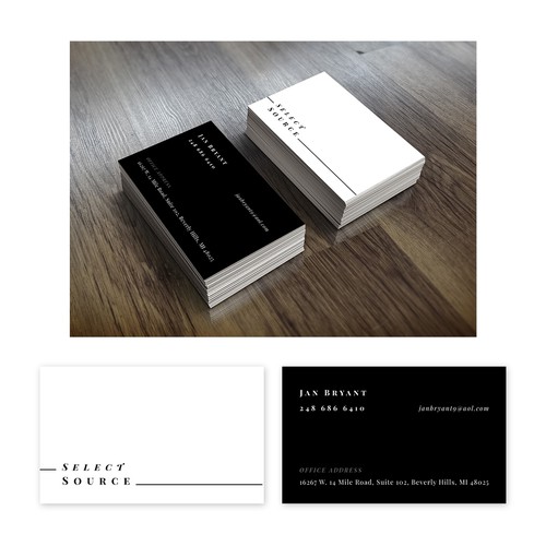 Business Card Design for Select Source Company