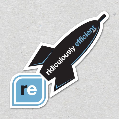 Sticker for ridiculously efficient