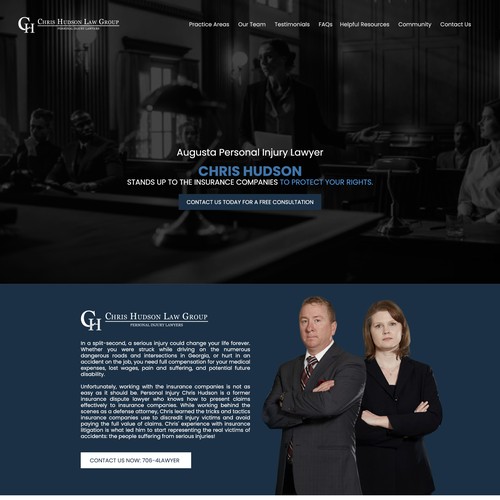 Website for Law Agency