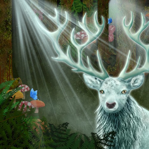 Deer Art Piece