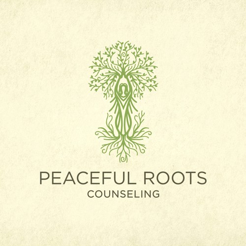 Peaceful Roots Counseling – Logo Design