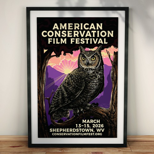 American Conservation Film Festival 2026 Poster Design