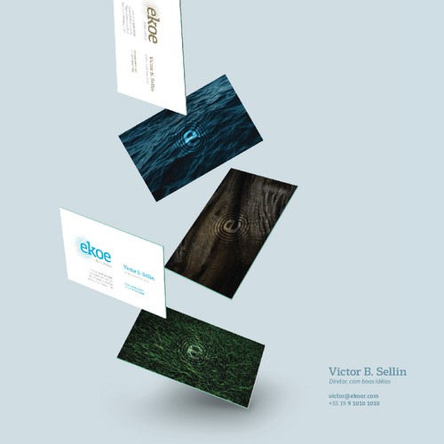 Logo, Visual identity and Business card for a environmental services company