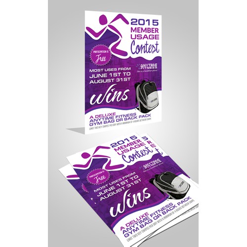Anytime Fitness "Member Usage Contest" Poster
