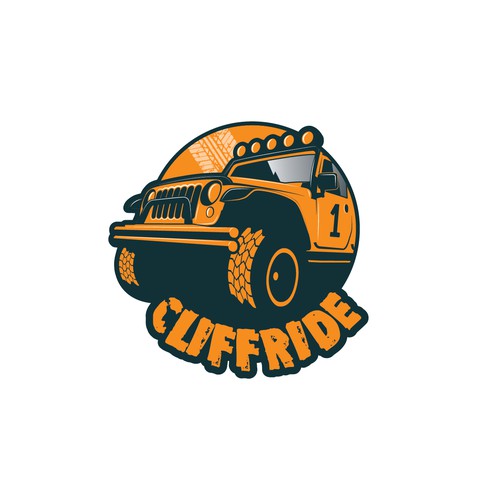 Cliffride logo design