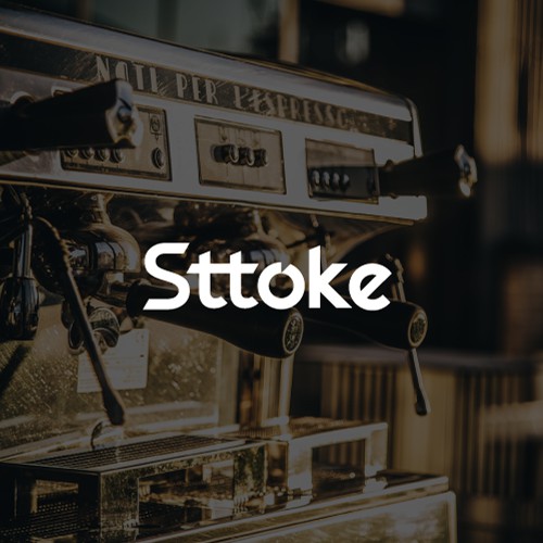 Wordmark logo for coffee tumblers company