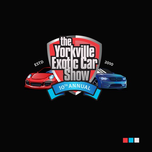 THE YORKVILLE EXOTIC CAR SHOW LOGO