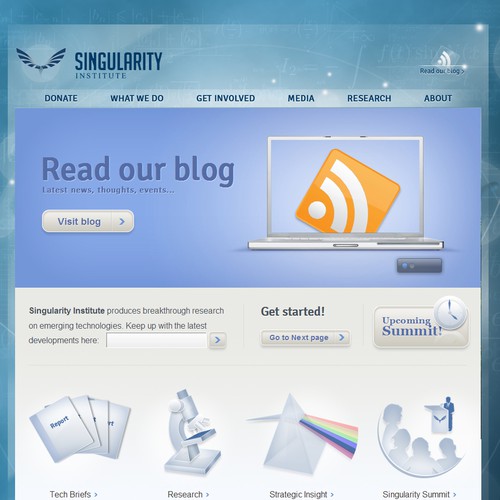 Singularity Institute - ONLY NEED SLICK LOOKING BACKGROUND IMAGE