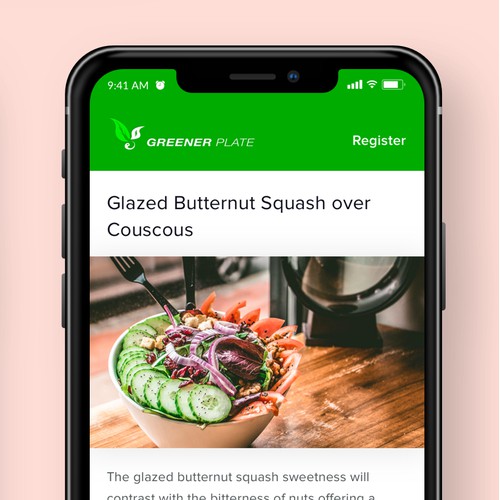 Diet Food Mobile App